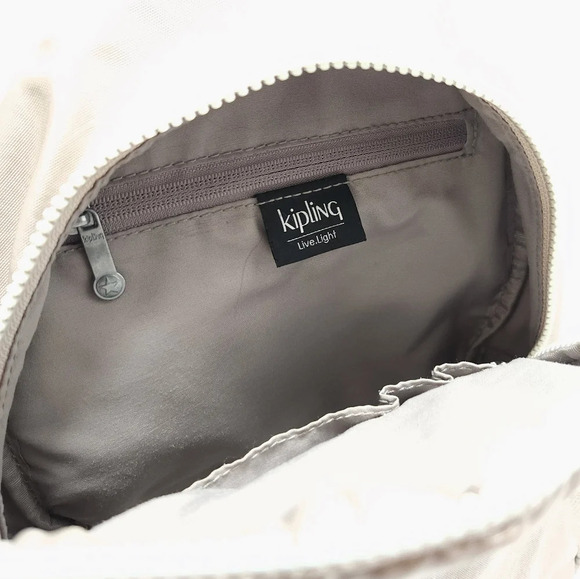 Kipling Womens Backpack metallic silver / Gold - Picture 9 of 12